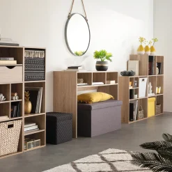 5five Console 3 cases, Effet chêne naturel