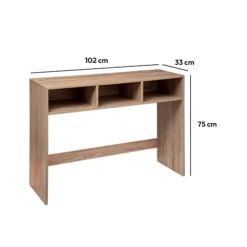 5five Console 3 cases, Effet chêne naturel