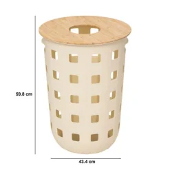 5five Corbeille à linge, 60 l, Argile