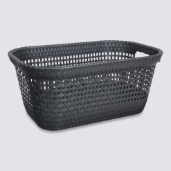 5five Corbeille à linge 45L, Gris