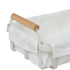 5five Corbeille à pain, L.27,6 cm, Blanc