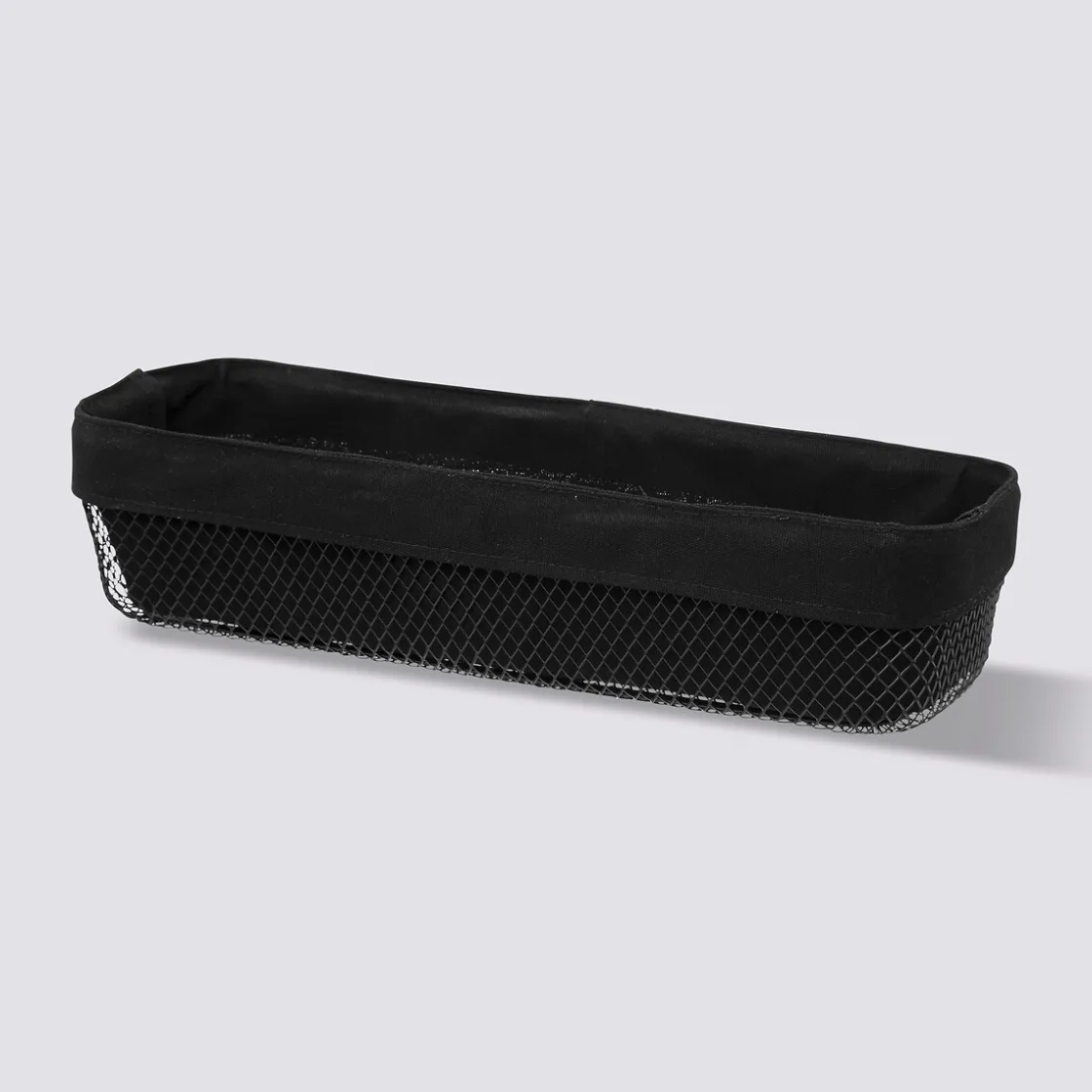 5five Corbeille à pain métal 40x14 cm, Noir