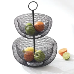 5five Corbeille 2 étages métal  24/29cm