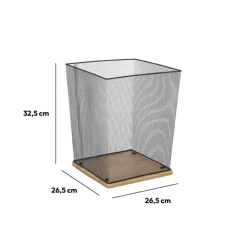 5five Corbeille bambou, Noir