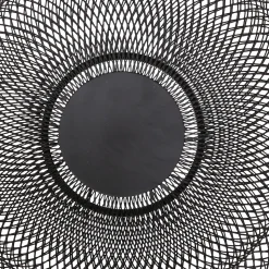 5five Corbeille en métal 27 cm, Noir