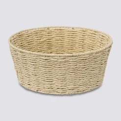 5five Corbeille tressée ronde 28 cm