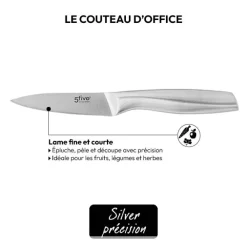5five Couteau d'office inox - lame 9,3m