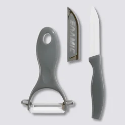 5five Couteau et éplucheur, céramique