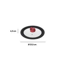 5five Couvercle en verre universel- 16/18/20 cm