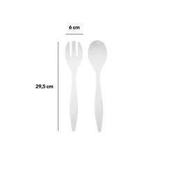 5five Couverts à salade, Blanc