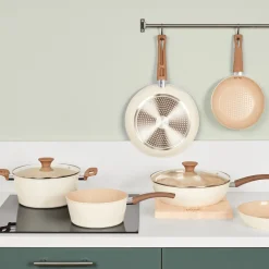 5five Crépière aluminium forgé beige, 26cm