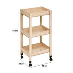 5five Desserte 3 niveaux, Beige