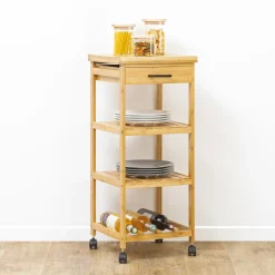 5five Desserte 3 niveaux moyen modèle, Bambou