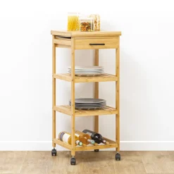 5five Desserte 3 niveaux moyen modèle, Bambou