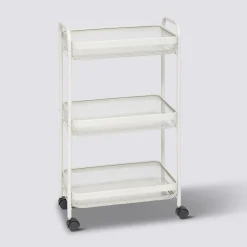 5five Desserte à roulette 3 niveaux, Beige
