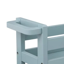 5five Desserte à roulettes 3 niveaux, Bleu artic