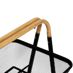 5five Desserte à roulettes 3 niveaux, Noir