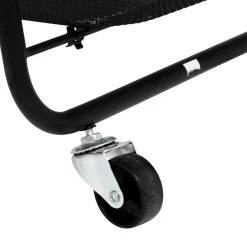 5five Desserte à roulettes 3 niveaux, Noir