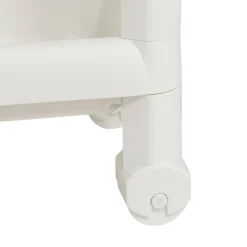 5five Desserte à roulettes 3 niveaux, Blanc