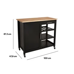 5five Desserte grand modèle, Noir