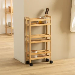 5five Desserte étroite 3 niveaux à roulettes