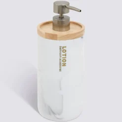 5five Distributeur de savon, 840 ml, Blanc