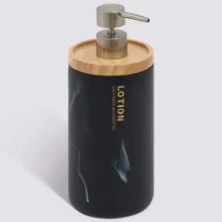 5five Distributeur de savon, 840 ml, Noir