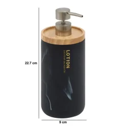 5five Distributeur de savon, 840 ml, Noir