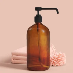 5five Distributeur de savon, Marron, 3 pièces