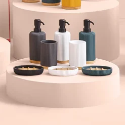 5five Distributeur de savon 270ml, Blanc