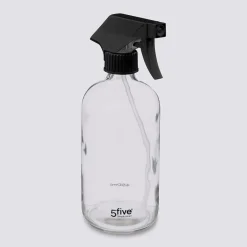5five Distributeur de savon spray 450ml, Transparent