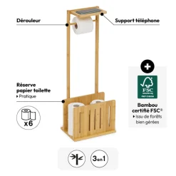 5five Dérouleur avec réserve, Bambou