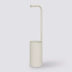 5five Dérouleur avec réserve papier toilette, Lin