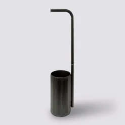 5five Dérouleur avec réserve papier toilette, Ardoise