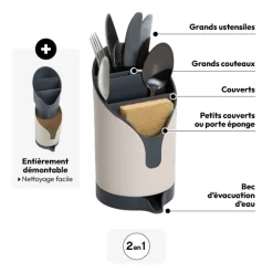 5five Egouttoir à couverts, Beige