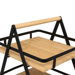 5five Etagère 2 niveaux avec anse, Bambou