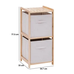 5five Etagère 2 niveaux, Beige