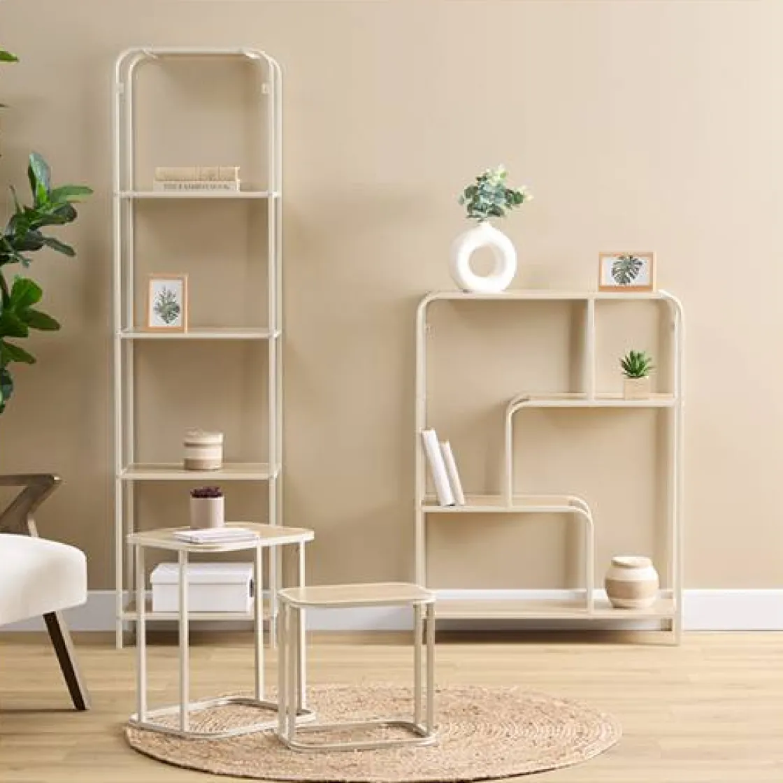 5five Etagère 4 niveaux, Beige