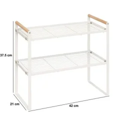 5five Etagère 2 niveaux, Blanc