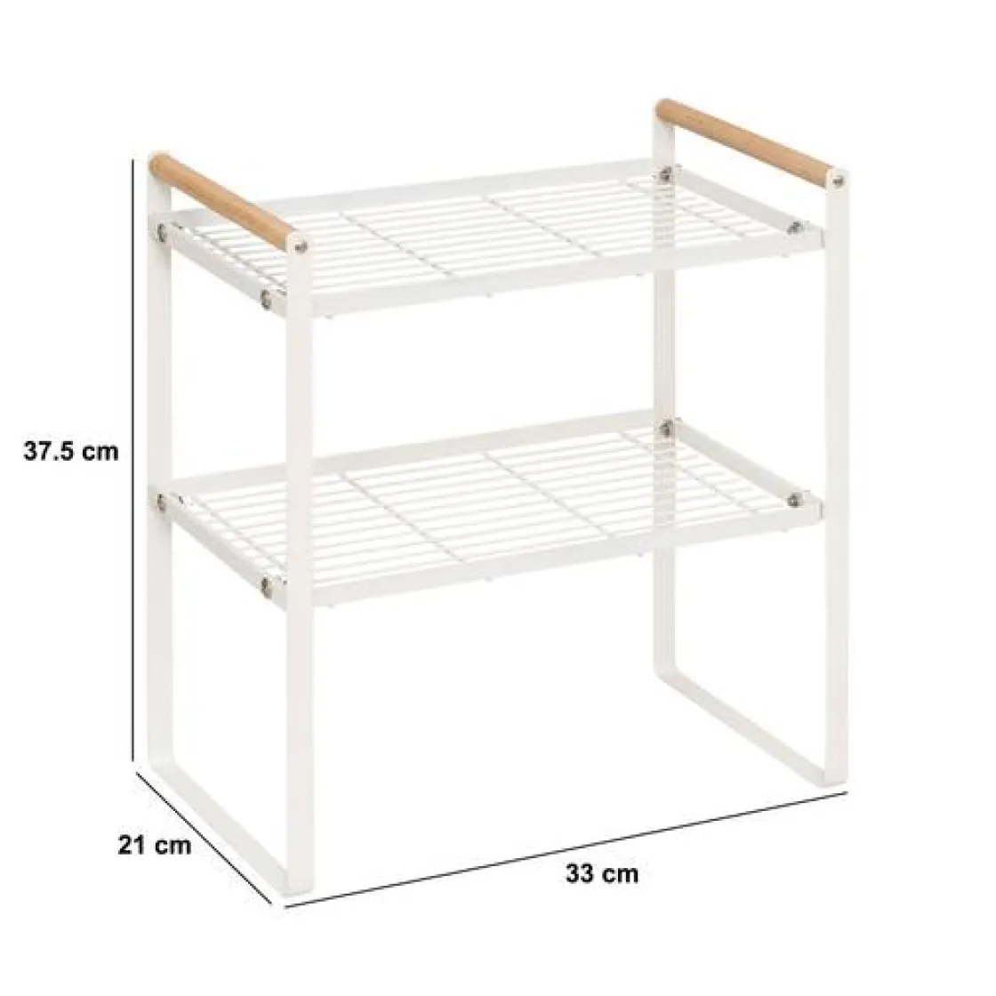 5five Etagère 2 niveaux, blanc