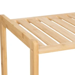 5five Etagère avec 2 sacs à linge, Bambou