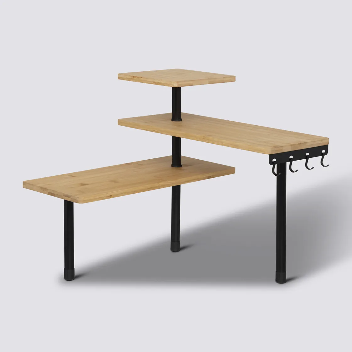 5five Etagère d'angle 3 niveaux, Beige