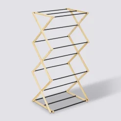 5five Etendoir à linge accordéon pliant 7 m