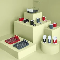 5five Égouttoir à couverts, Gris anthracite