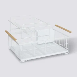 5five Égouttoir 2 niveaux, Blanc