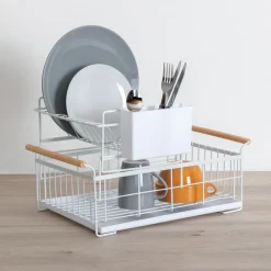 5five Égouttoir 2 niveaux, Blanc