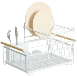 5five Égouttoir 2 niveaux, Blanc