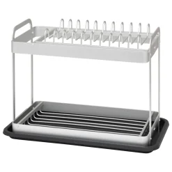 5five Égouttoir 2 niveaux, Gris