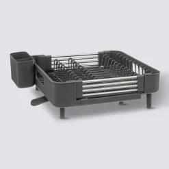 5five Égouttoir extensible 12 assiettes, Gris