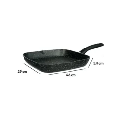 5five Grill Aluminium forgé, 28 cm